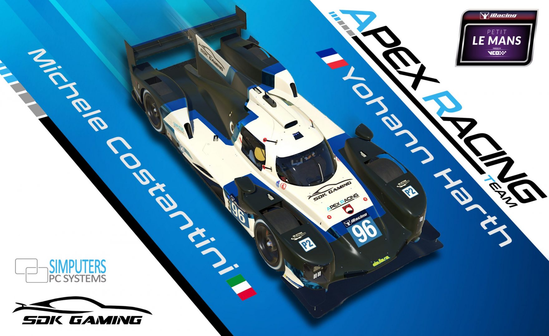 iRacing Petit Le Mans (Broadcast) Apex Racing Team
